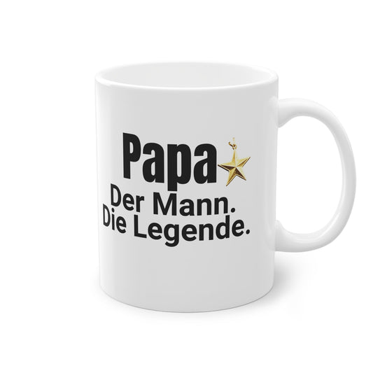 „Papa: Der Mann. Die Legende.“ Tasse - TassemitGeschmack