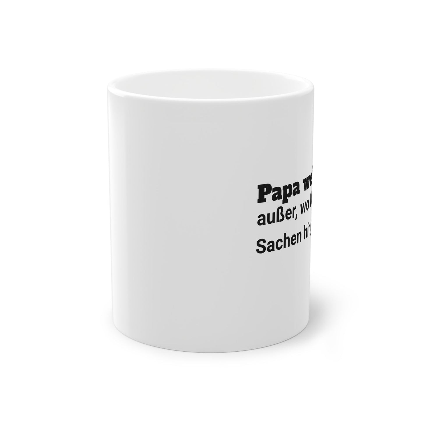 "Papa weiß alles" Tasse - TassemitGeschmack